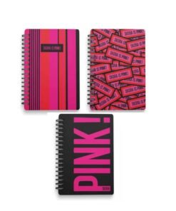 Cuaderno Pink Tapa Dura Anillado Skora
