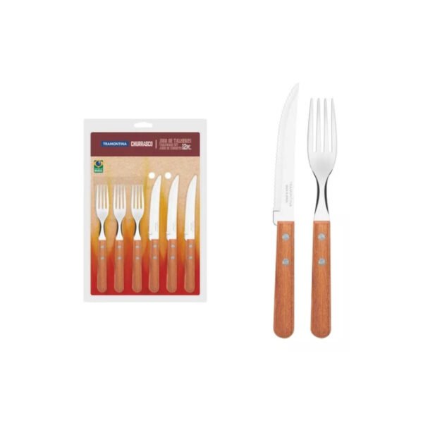 Tramontina Set Cubiertos Dynamic Churrasco x12