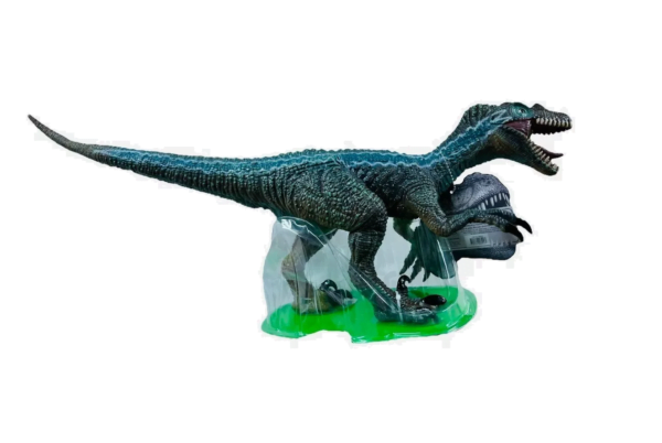 Dinosaurio Wabro 50cm con base- Velociraptor