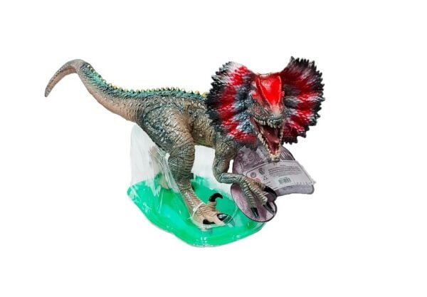 Dinosaurio Wabro 50cm con base- Dilophosaurus