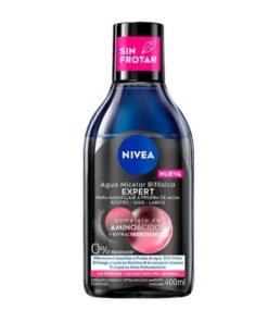 Nivea Agua Micelar Bifásica Aminoacidos y Te Negro x400ml