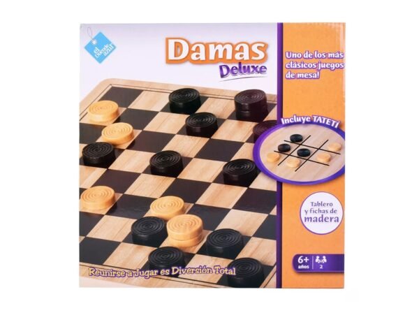 Juego Damas Deluxe -El Duende Azul