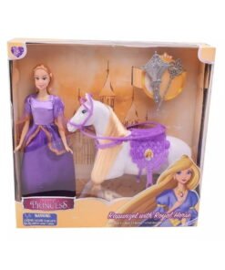 Rapunzel con Caballo Real- Fairytale Princess