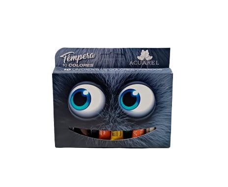 Temperas Acuarel pack x10