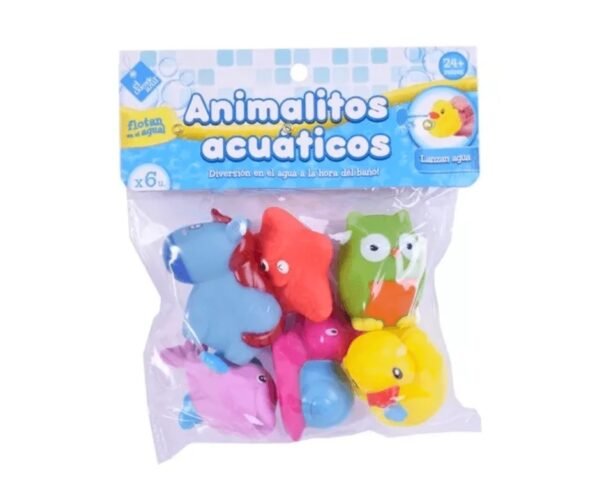 Animalitos acuáticos x6 - El duende Azul