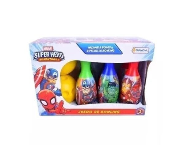Juego de Bowling SuperHero Adventures