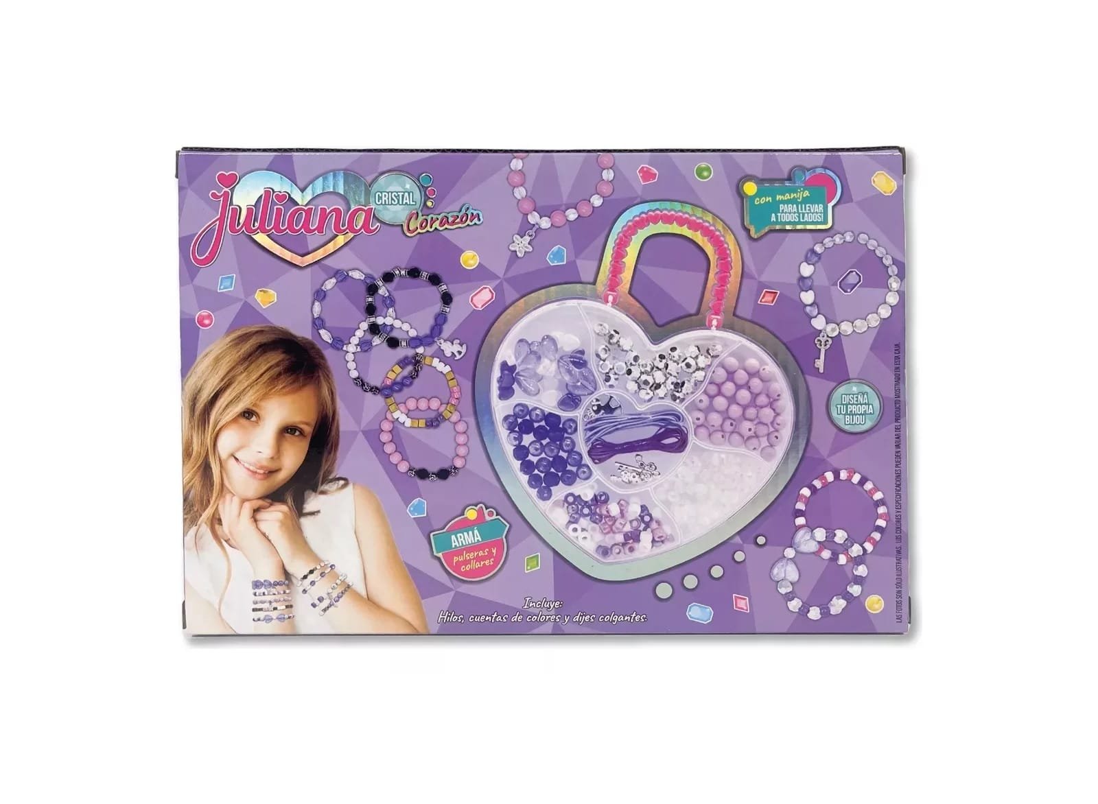 Juliana Cristal Corazón Set de Bijou - Imagen 2