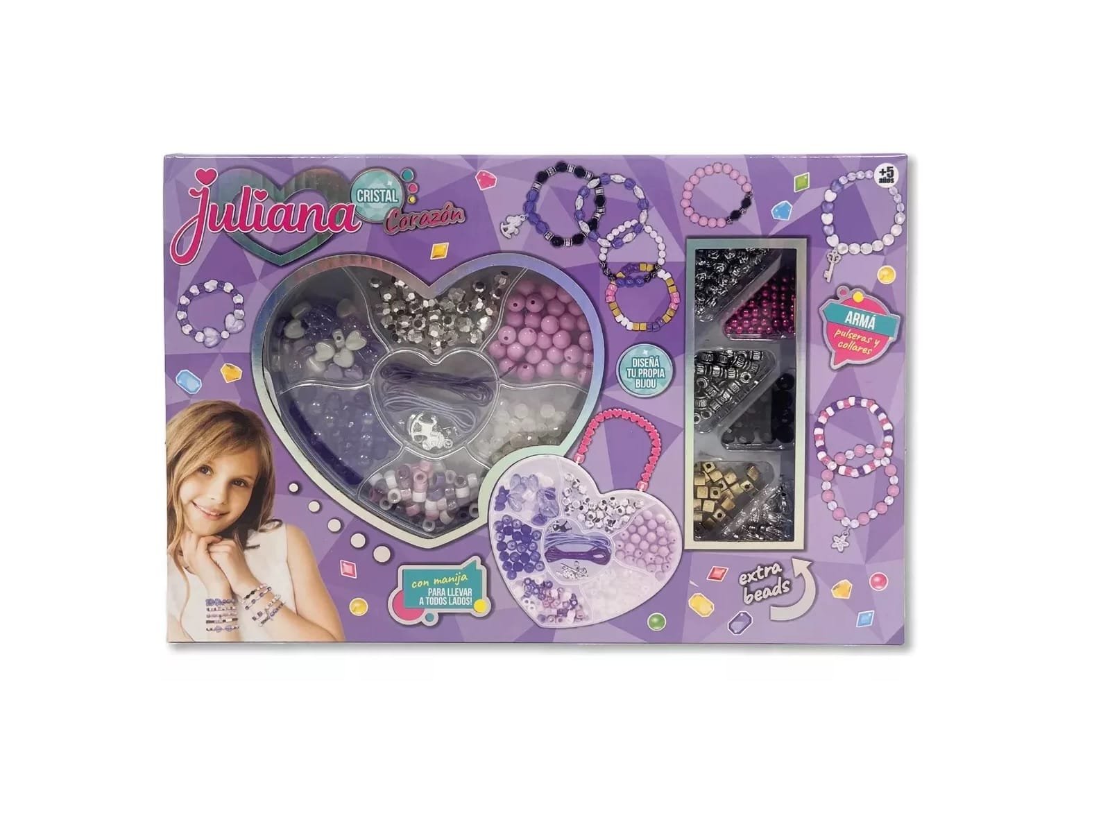 Juliana Cristal Corazón Set de Bijou