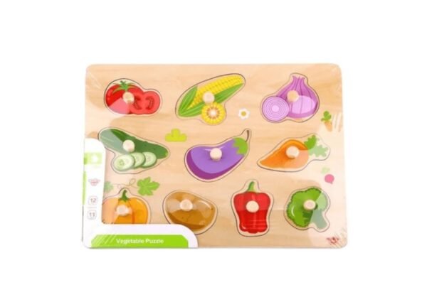 Rompecabezas de madera Vegetales - Tooky Toy