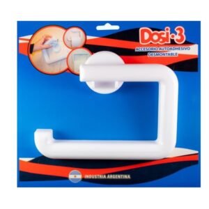 Dosi.3 Accesorio de Baño Portarollo Adhesivo