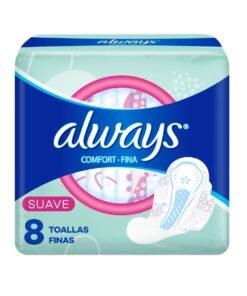 Always Comfort Fina Toallas Suave x8
