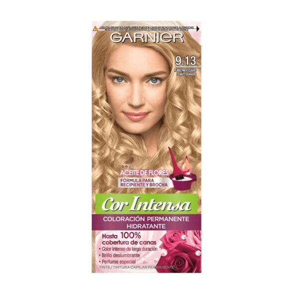 Garnier Cor Intensa N°9.13 Rubio muy Claro Cenizo Dorado