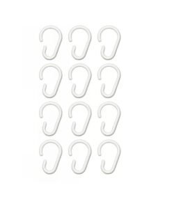 Ganchos Plásticos para Baño x12