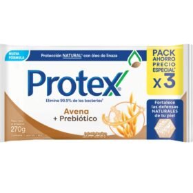 Protex Jabón Avena + Prebiótico x3