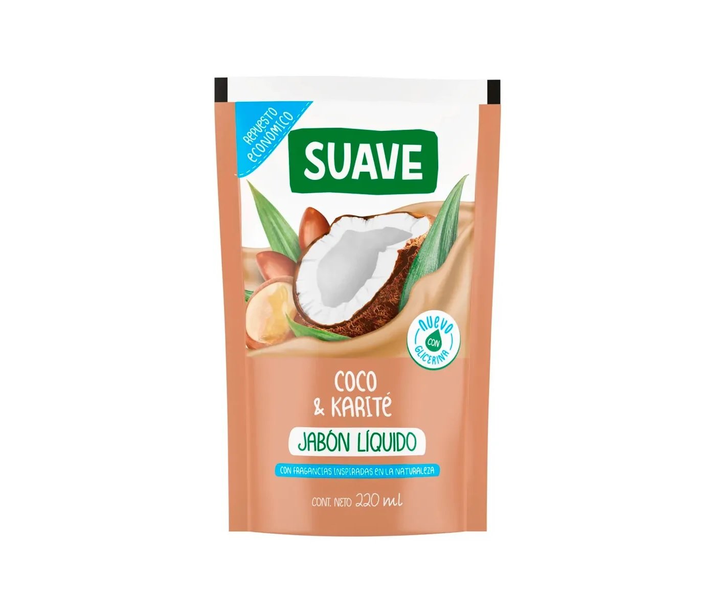 Jabón líquido Suave Coco y Karité x220 ml