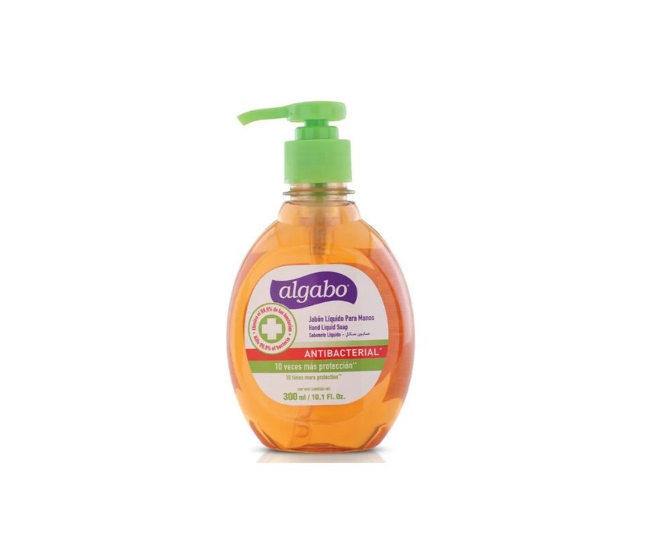 Jabón líquido Antibacterial x300ml - Algabo