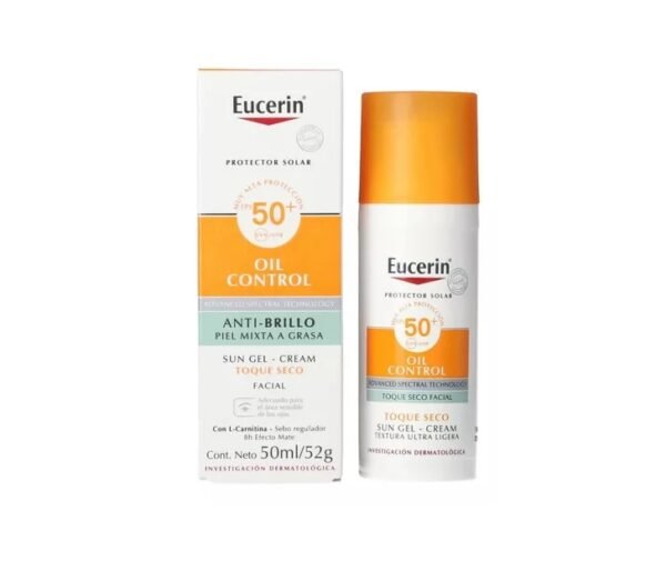 Eucerin Oil Control fps50 Anti Brillo Toque Seco x50ml