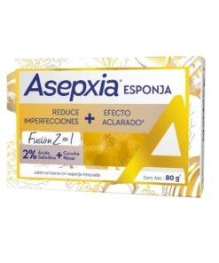 Asepxia Jabon en Barra con Esponja Fusion 2 en 1