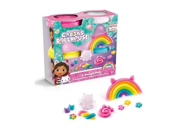 Gabby Dollhouse 4 Botes de Plastilina