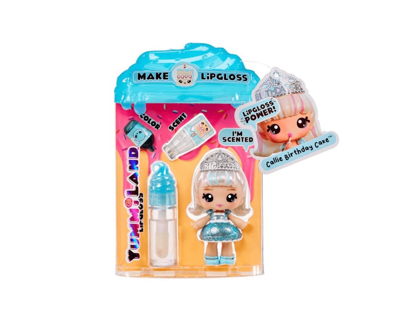 Yummiland Callie Birthday Lipgloss y Muñeca