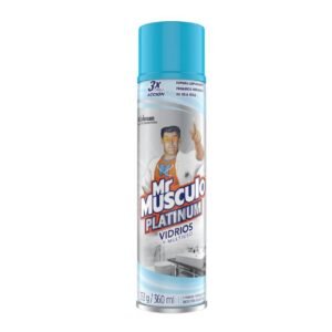 Mr Musculo Limpia Vidrios Platinum Espuma Aerosol