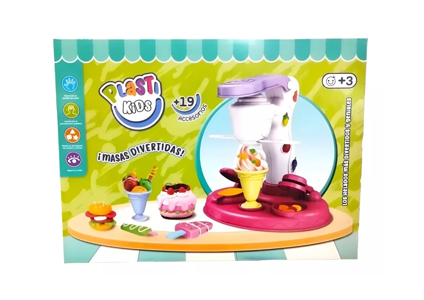 Plasti Kids Masas Máquina de Helados