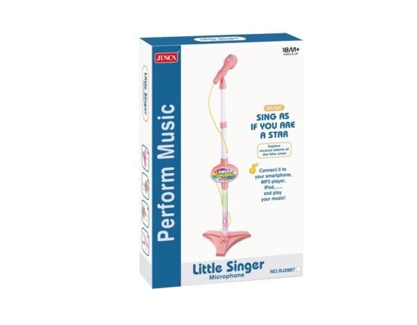 Microfono Little Singer con Pie Rosa