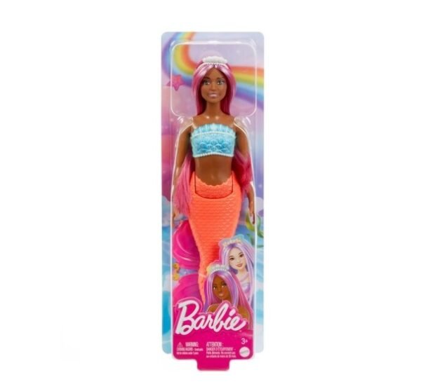 Barbie Muñeca Sirena Cabello de Colores