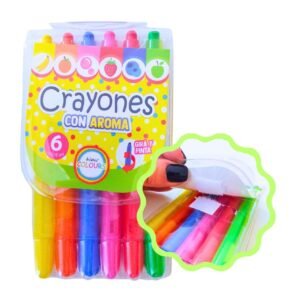 Crayones con Aroma x6 Girá y Pintá