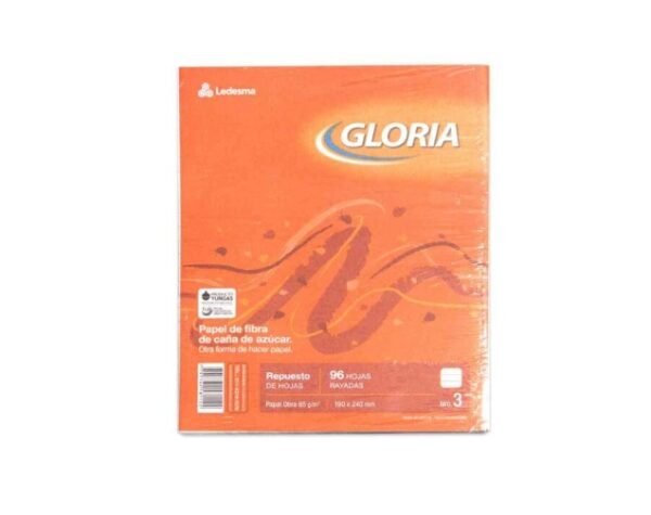 Gloria Repuesto de Hojas x96 N°3