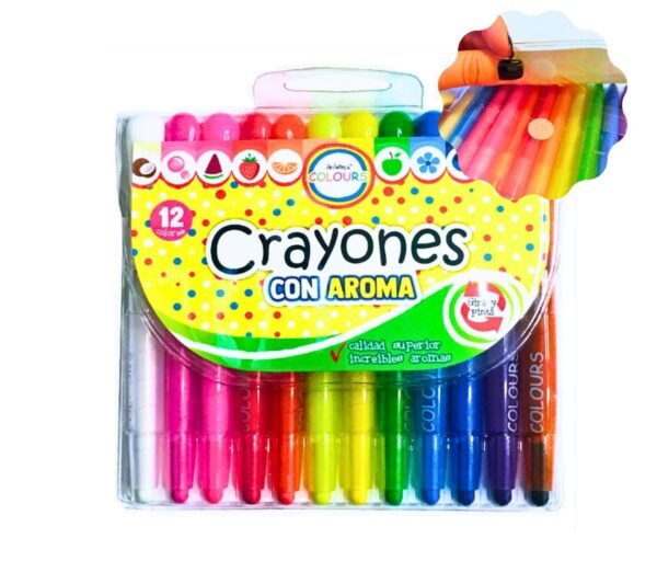 Crayones con Aroma x12 Girá y Pintá