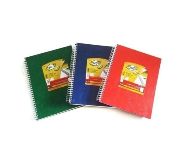 Cuaderno Exito E7 Espiralado x100 hojas rayado