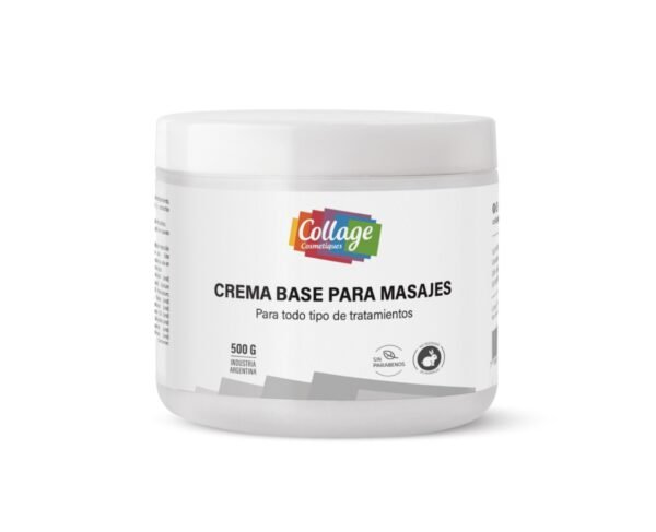 Collage Crema Base para Masajes x500gr