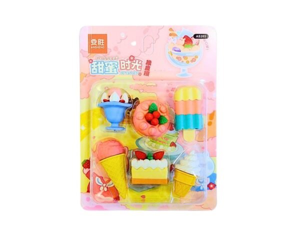 Pack de Gomas de Borrar Postres Colours