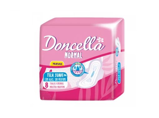 Doncella Toallitas Normal x8 Suave sin Perfume - La Casa de Mamá