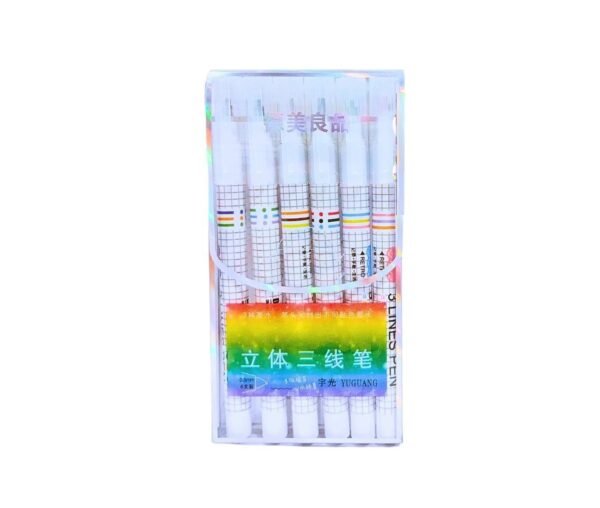 Marcador de 3 Puntas pack x6 Colours