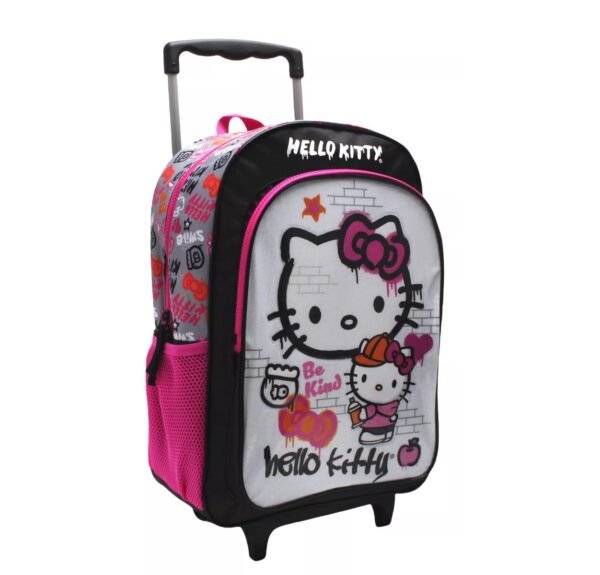 Wabro Hello Kitty Mochila Carro Grafiti 16 pulgadas