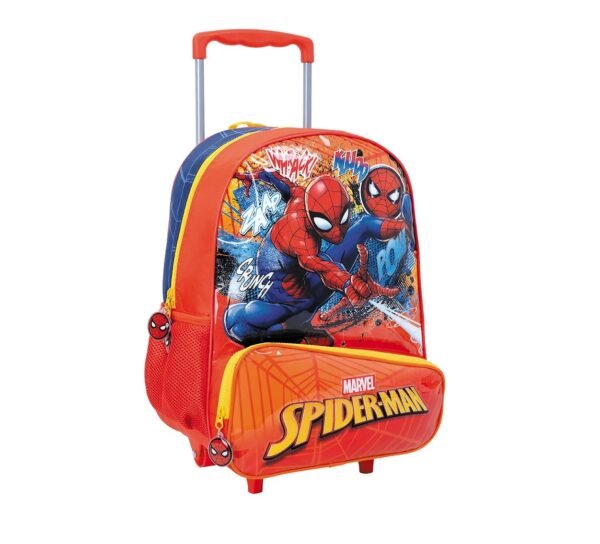 Wabro Mochila con Carro Spiderman 16 Pulgadas