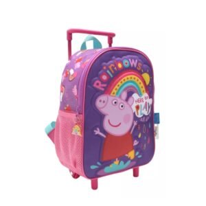 Wabro Mochila 12 Pulgadas Con Carrito Peppa