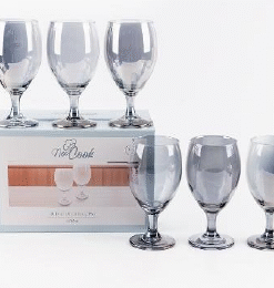 Copa de Vino Petisa Transparente Negro