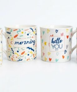 Taza de Porcelana con Frases