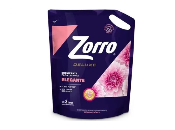 Suavizante Zorro Elegante Deluxe x3L