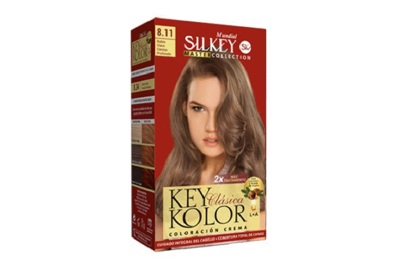Silkey Key Color 8.11 Rubio Claro Ceniza Profundo