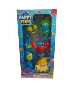 Set De Pesca Infantil Happy Fish Con Caña Y Animalitos