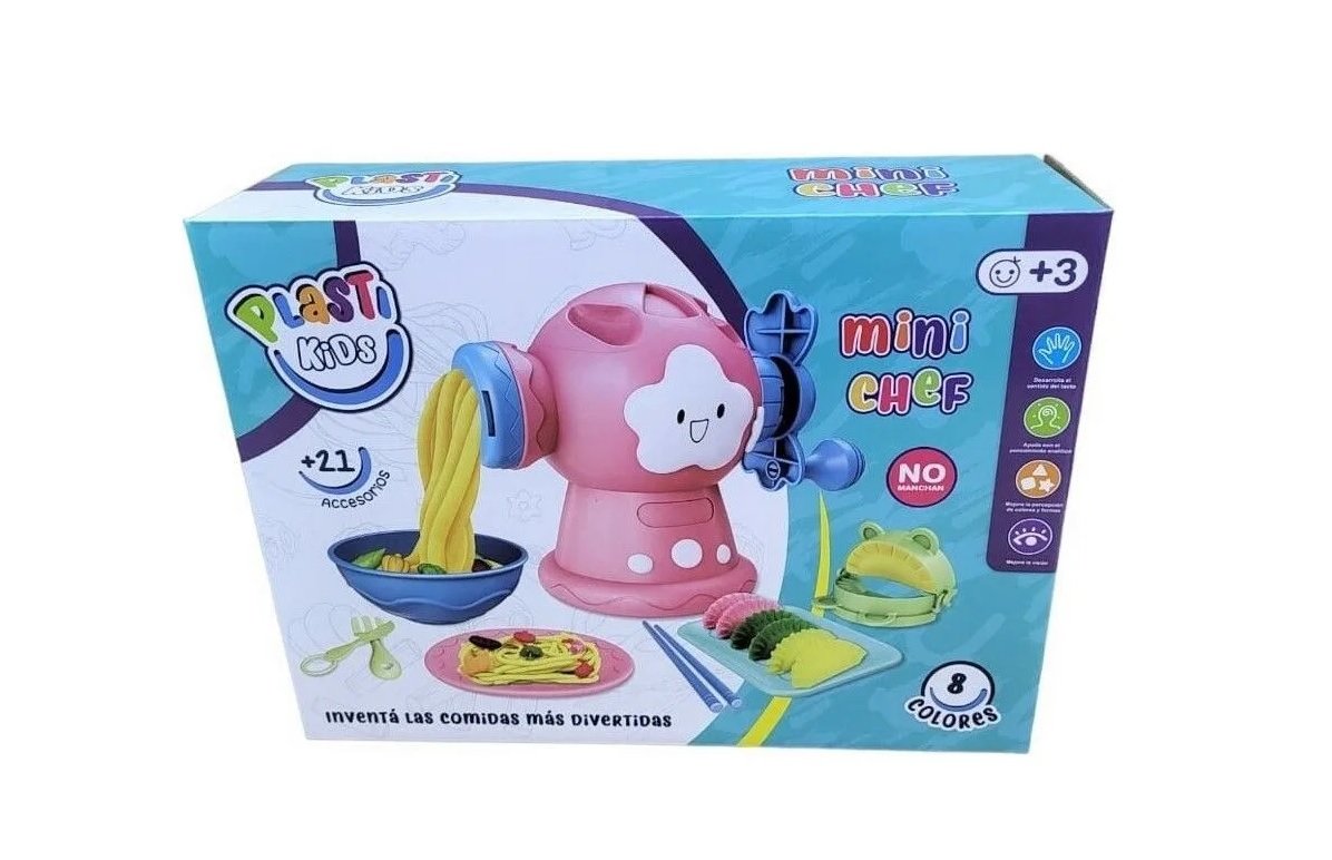 Set De Masas Para Hacer Pastas Empanadas Plastikids 5345