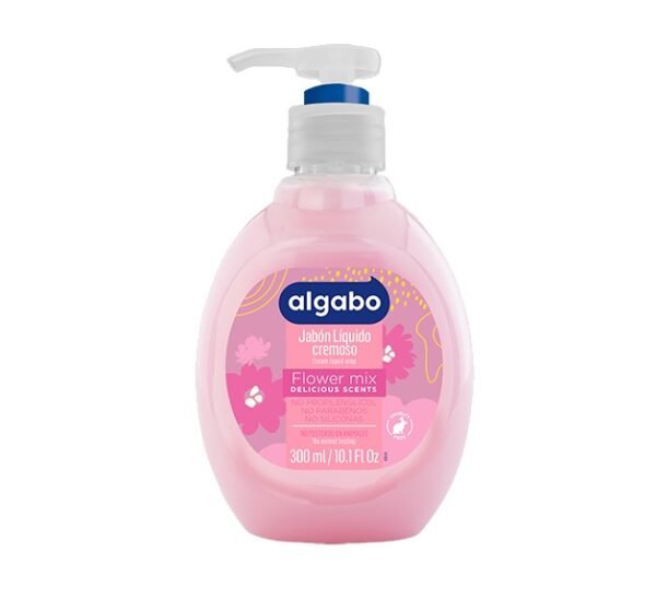 Jabón líquido Algabo Flower Mix x300ml