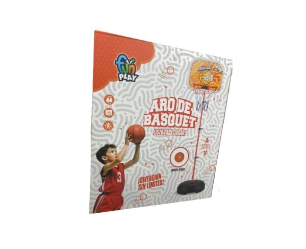 Aro de Basquet con Tablero y Base Sebigus