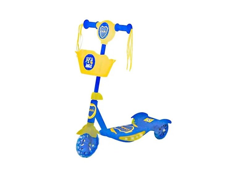 Monopatin Canasto Boca Juniors Con Luz Y Sonido - Imagen 2