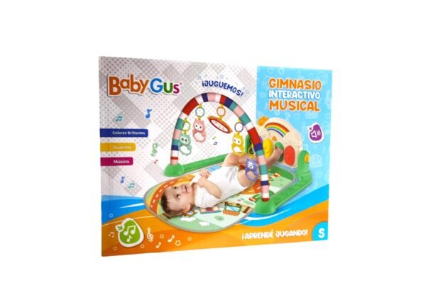 Gimnasio Bebé Musical Baby Gus Con Luces Y Sonidos verde