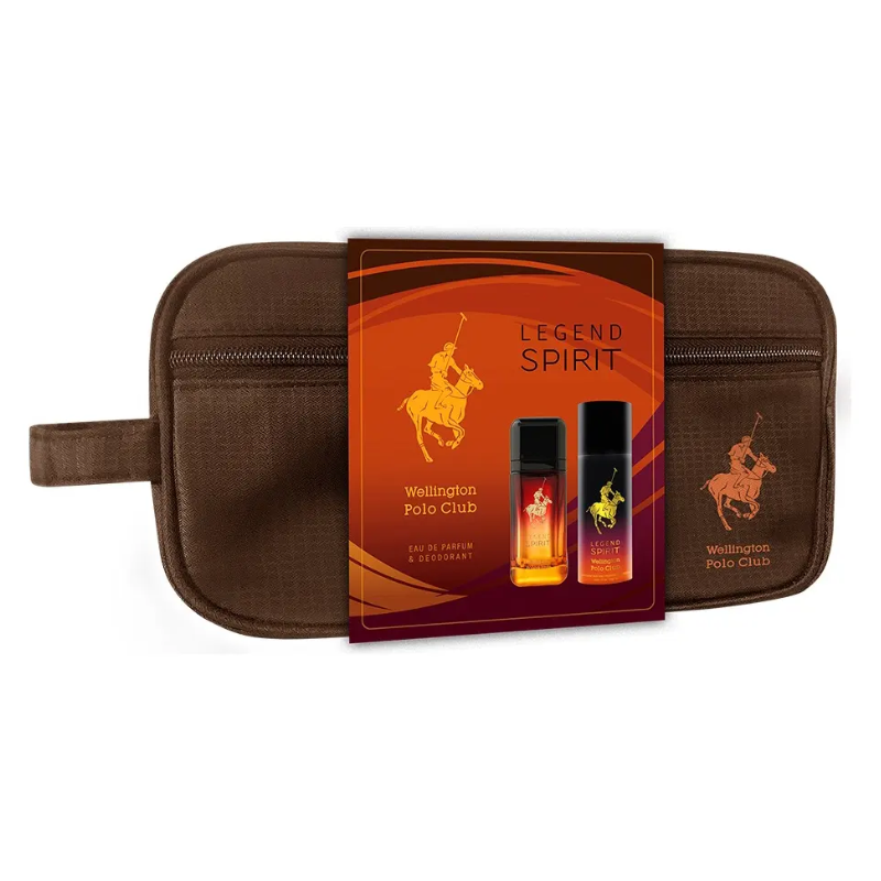 Neceser Wellington Polo Club Legend Spirit Perfume + Deo